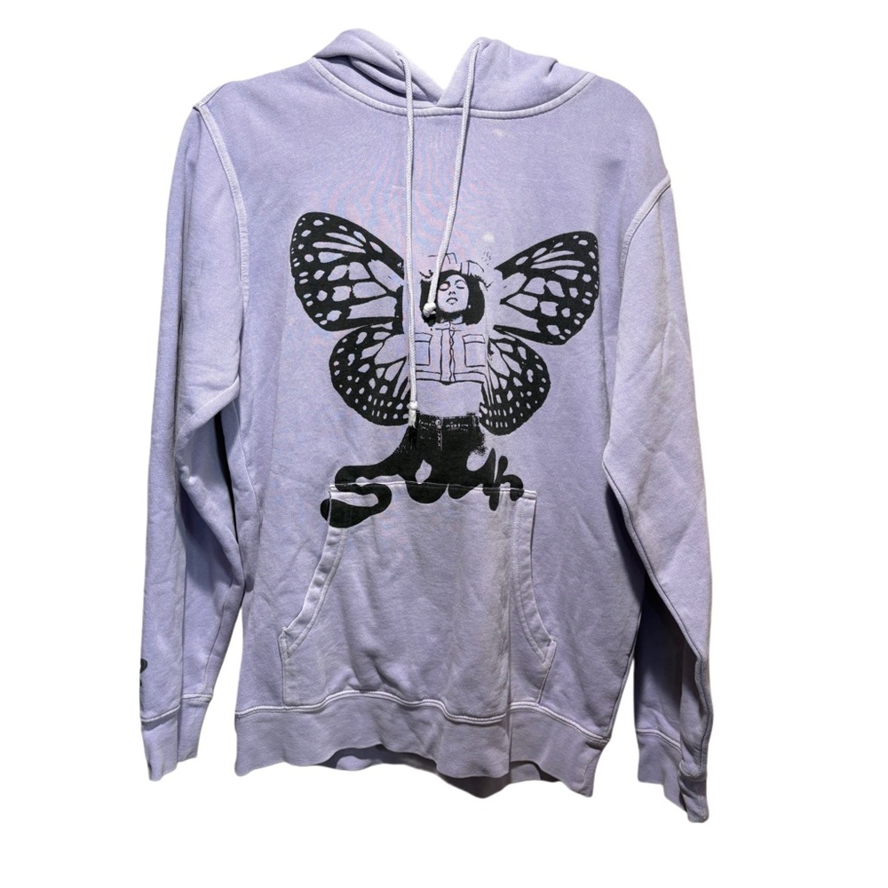 Olivia Rodrigo Graphic Butterfly Hoodie - Light Purple Size S‎